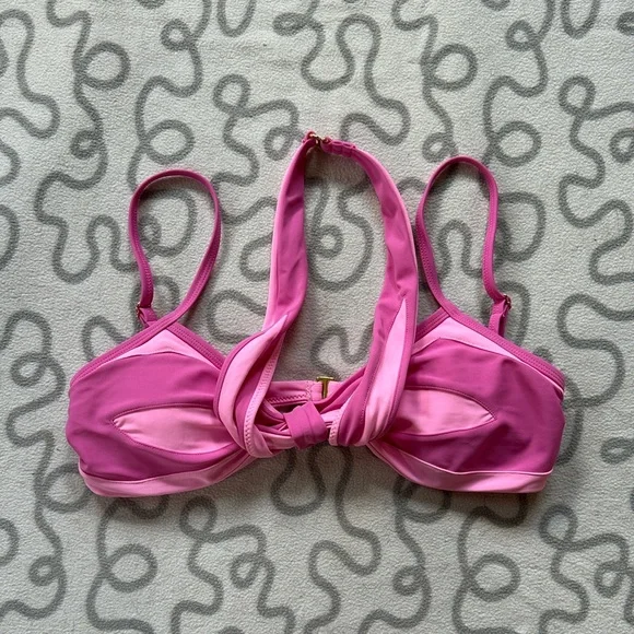 93 Play Street Sophie Butterfly Bikini Top in Poppy - Picture 3 of 5